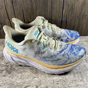 Hoka One One Clifton 8 Blue Athletic Running Shoes Women’s Size 6.5